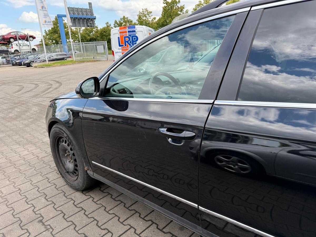 VW Passat 3C B6 original Tür vorn links L041 Brillantschwarz Rohbau BJ05